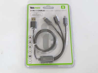 Кабел за телефон USB 3в1